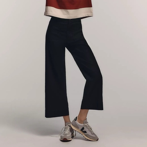 Anthropologie Pants - Maeve by Anthropologie Wide leg Black Pants